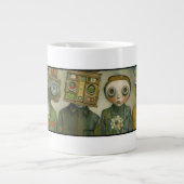 Een beetje gek grote koffiekop (Voorkant)