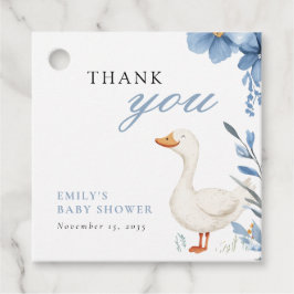 Een beetje Gekke Goose Boy Baby shower Bedankjes Labels