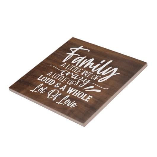 Een beetje gekke keramische Tegel Tegeltje (Zijkant)