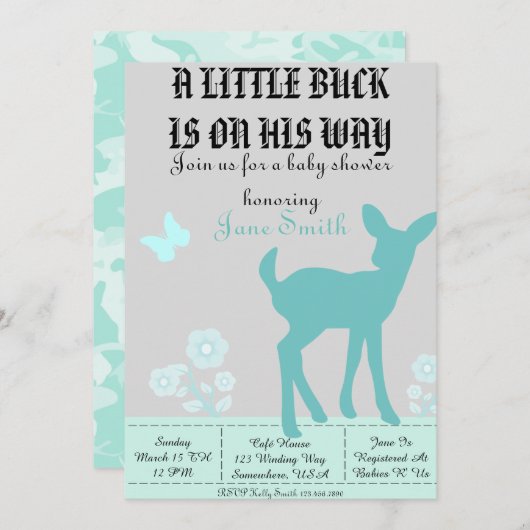 Een beetje geld kaart (Voorkant / Achterkant)