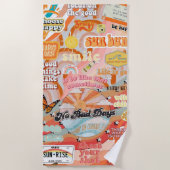 Een beetje geluk strandlaken (Voorkant)