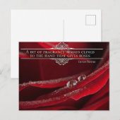 "Een beetje geur" Inspirerend Quote Briefkaart (Voorkant / Achterkant)