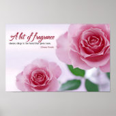 "Een beetje geur" Inspirerend Quote Poster (Voorkant)