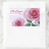 "Een beetje geur" Inspirerend Quote Rechthoekige Sticker (Tas)