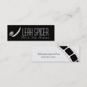 Een beetje glam gaat een lange weg mini visitekaartje (Voorkant / Achterkant)