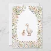 Een beetje Gosling Boho Baby shower Kaart (Achterkant)