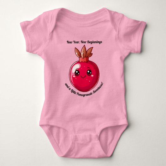 Een beetje granaatappel zoetheid met aangepaste te romper (Voorkant)