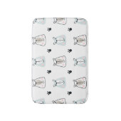 Een beetje grappig beer kinder badkamer badmat (Voorkant Verticaal)