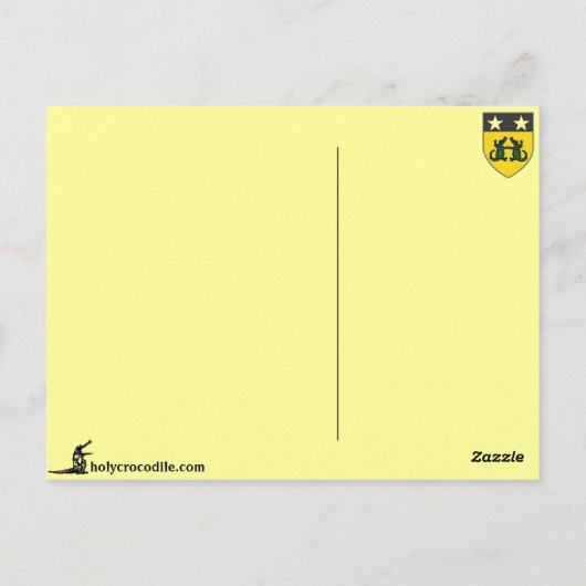 een beetje grappig briefkaart (Achterkant)