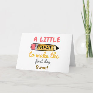 Een beetje grappig terug naar school student kaart