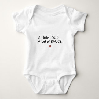 Een Beetje Hard. Veel Saus. Baby Body Romper