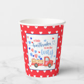 Een beetje hartbreker Baby shower papier Papieren Bekers (Achterkant)