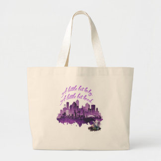 Een beetje heilig. Een beetje straat. Grote Tote Bag