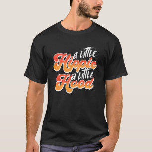 Een beetje hippie een beetje capuchon hippie t-shirt