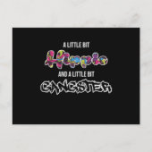 Een beetje hippie en een beetje gangster Musi Briefkaart (Voorkant)