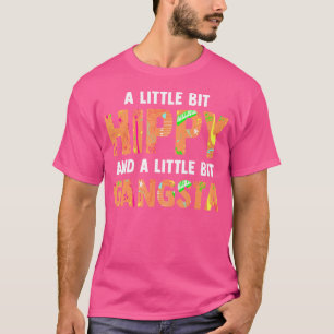 Een beetje hippy en een beetje gangsta Funny Gangs T-shirt