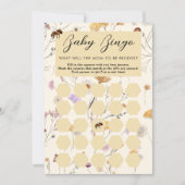 Een beetje Honey Baby shower Baby Bingo Kaart (Voorkant)