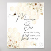 Een beetje Honey Bee Baby shower Envelope Station Poster (Voorkant)