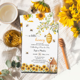 Een beetje Honey Bee Baby shower Invitation Kaart