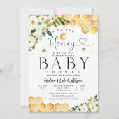 Een beetje Honey Bee Baby shower Kaart (Voorkant)