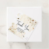 Een beetje Honey Bee Baby shower Square Bedankjes Labels (In situ)