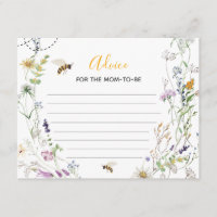 Een beetje Honey Bee Wildflower advies voor mama