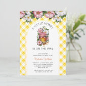 Een beetje honing genderneutraal Herfst Baby showe Kaart (Staand voorkant)