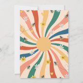 Een beetje honing is onderweg naar Baby shower Kaart (Achterkant)