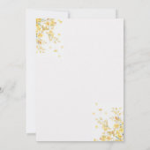 Een beetje honing is onderweg naar Baby shower Kaart (Achterkant)