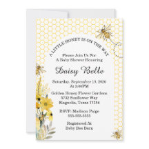 Een beetje honing is onderweg naar het Baby shower