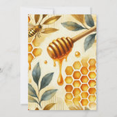 Een beetje honing is onderweg - Uitnodiging voor e (Achterkant)