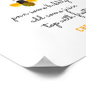 Een beetje honing is op komst Momosa Bar Poster (Hoek)