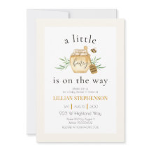 Een Beetje Honing Is Op Weg Bijen Baby Shower