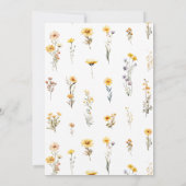 Een beetje honing op de weg Waterverf Baby shower Kaart (Achterkant)