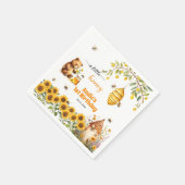 Een beetje honing voor elke verjaardag servet (Hoek)