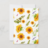 Een beetje honingbij Baby shower dank je kaart (Achterkant)