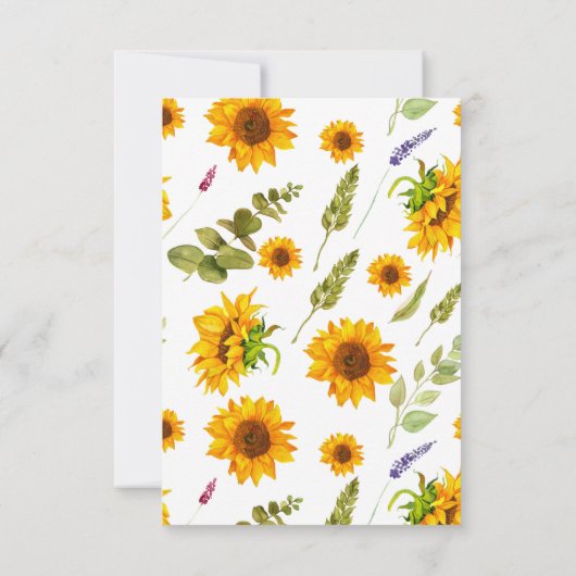 Een beetje honingbij Baby shower dank je kaart (Achterkant)