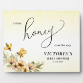 Een beetje honingbij Baby shower Fotoplaat (Voorkant)