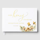 Een beetje honingbij Baby shower Gastenboek (Voorkant)