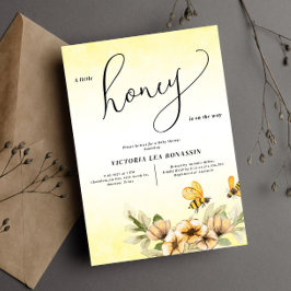 Een beetje honingbij Baby shower Invitation Kaart