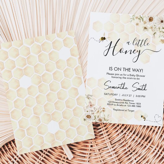 Een beetje honingbij Baby shower Kaart