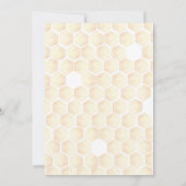 Een beetje honingbij Baby shower Kaart (Achterkant)