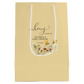 Een beetje honingbij Baby shower Medium Cadeauzakje (Achterkant)