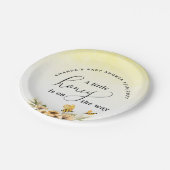 Een beetje honingbij Baby shower Papieren Bordje (Gekanteld)