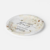 Een beetje honingbij Baby shower Papieren Bordje (Gekanteld)