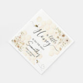 Een beetje honingbij Baby shower Servet (Hoek)