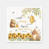 Een beetje honingbij Baby shower Servet (Voorkant)