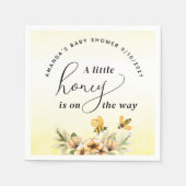 Een beetje honingbij Baby shower Servet (Voorkant)