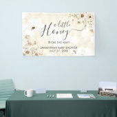 Een beetje honingbij Baby shower Spandoek (Beurs)