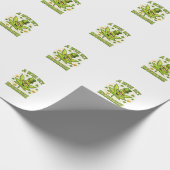 Een beetje hooghartig Ierse grappige bladvibes Cadeaupapier (Hoek)